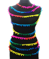 Pom pom rojt (színátmenetes) - Szivárvány